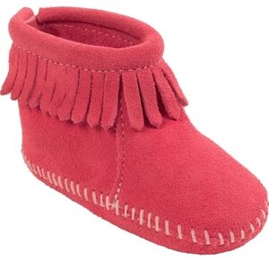 Minnetonka Velcro Back Flap Moccasin Bootie Toddler